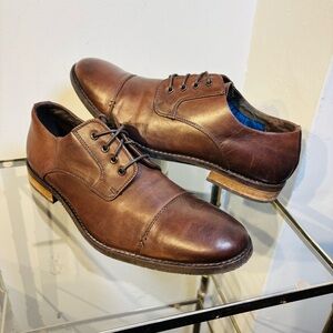 Nunn Bush Dual Comfort Memory Foam Leather Lace Up Oxford Shoes Men’s Size 11